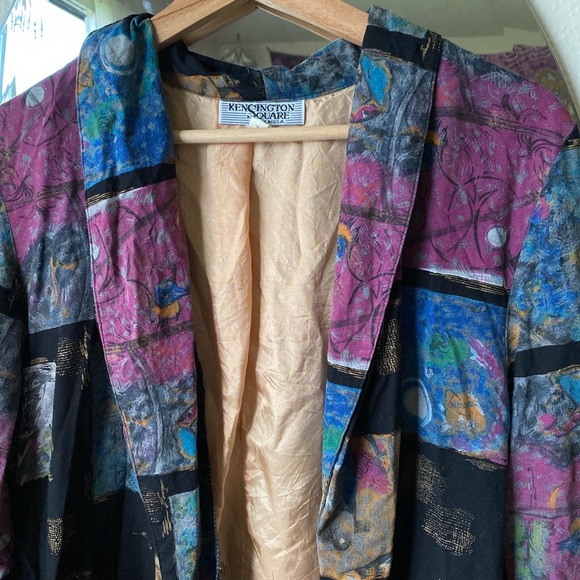 Funky fun vintage blazer! Women’s Size M, super cool retro pattern - Picture 2 of 4